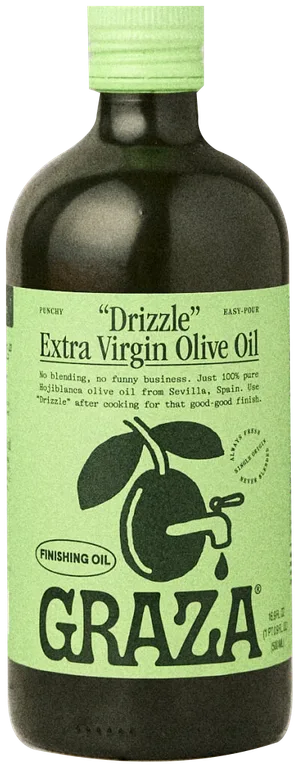 Graza Graza Drizzle Extra Virgin Olive Oil package, catalog cutout