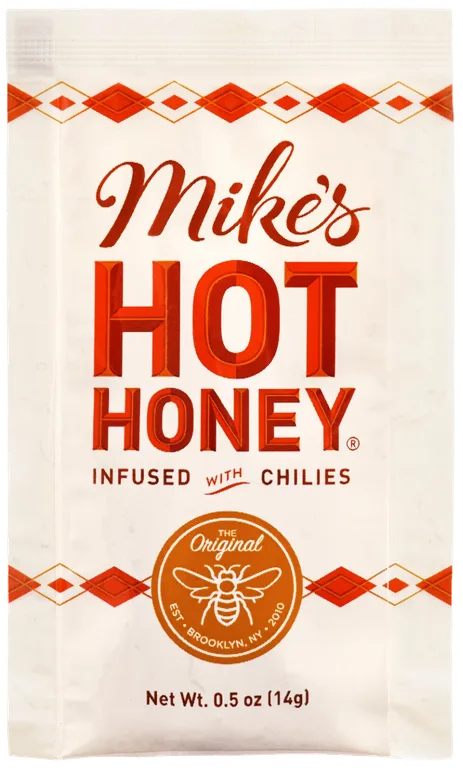 Mike's Hot Honey Mike's Hot Honey package, catalog cutout