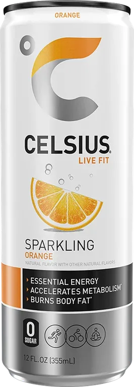 Celsius Celsius Sparkling Orange package, catalog cutout