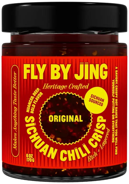 Fly By Jing Fly By Jing Original Sichuan Chili Crisp package, catalog cutout