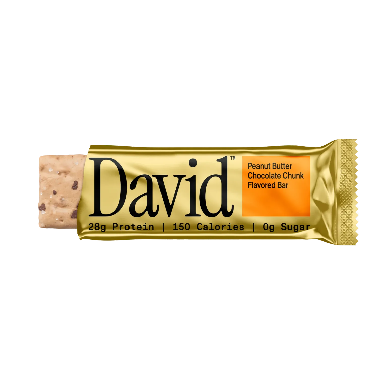 David Protein Peanut Butter Chocolate Chunk Protein Bar package