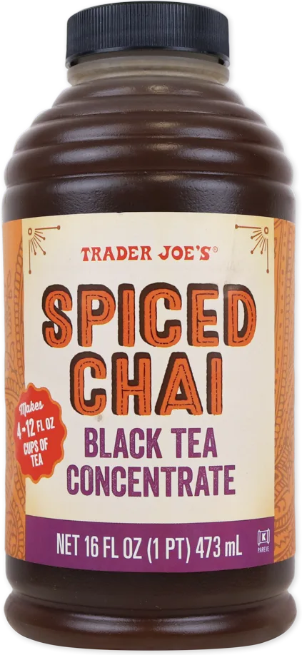 Trader Joe's Spiced Chai Black Tea Concentrate bottle