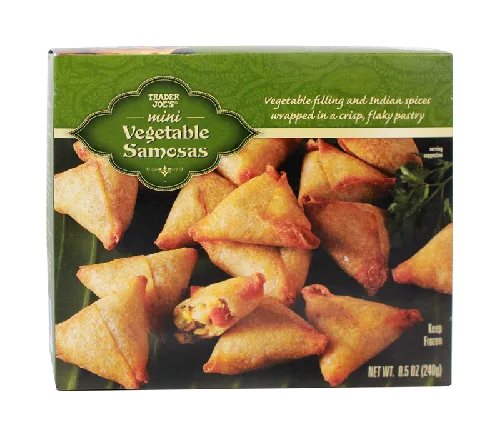 Trader Joe's Mini Vegetable Samosas package
