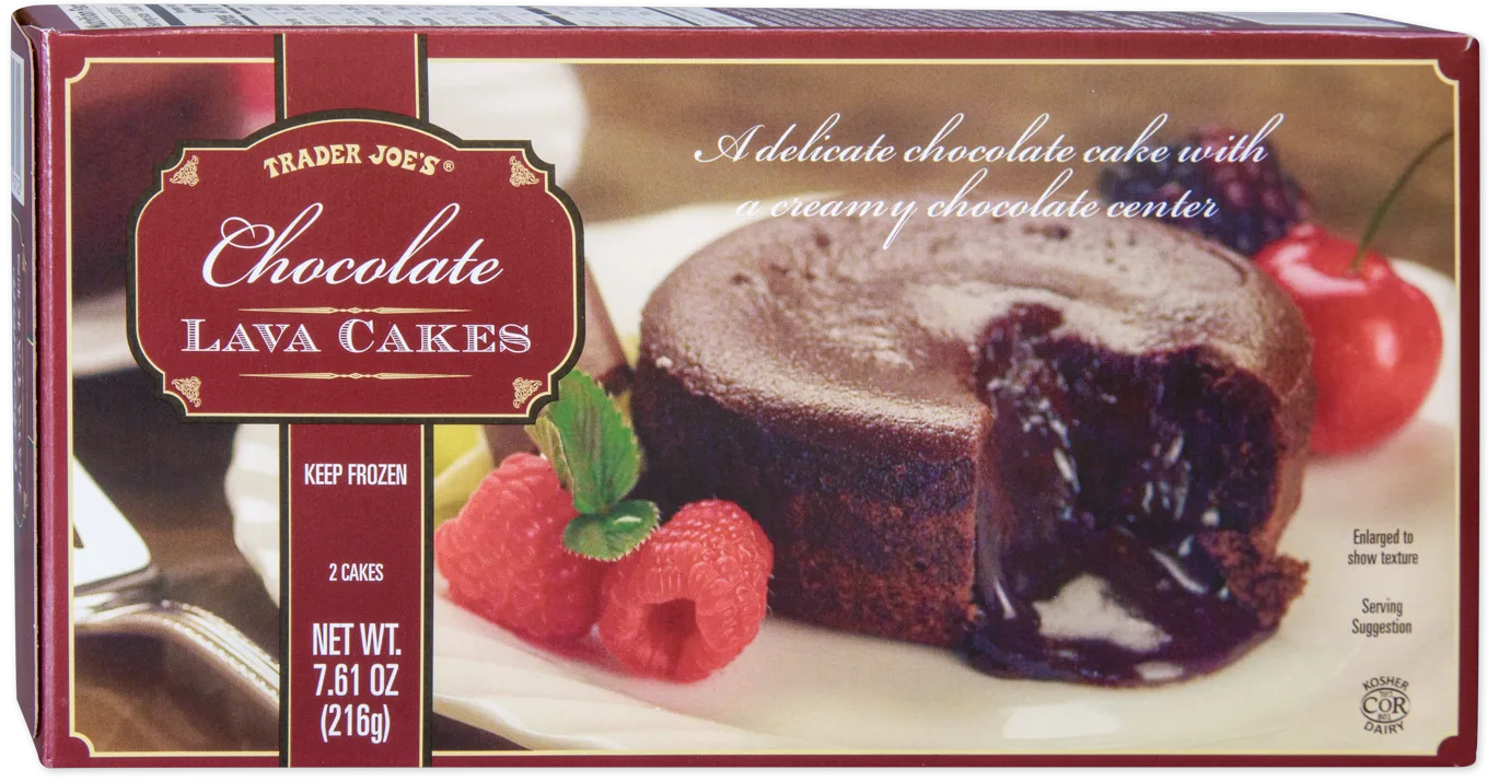 Trader Joe's Chocolate Lava Cakes package