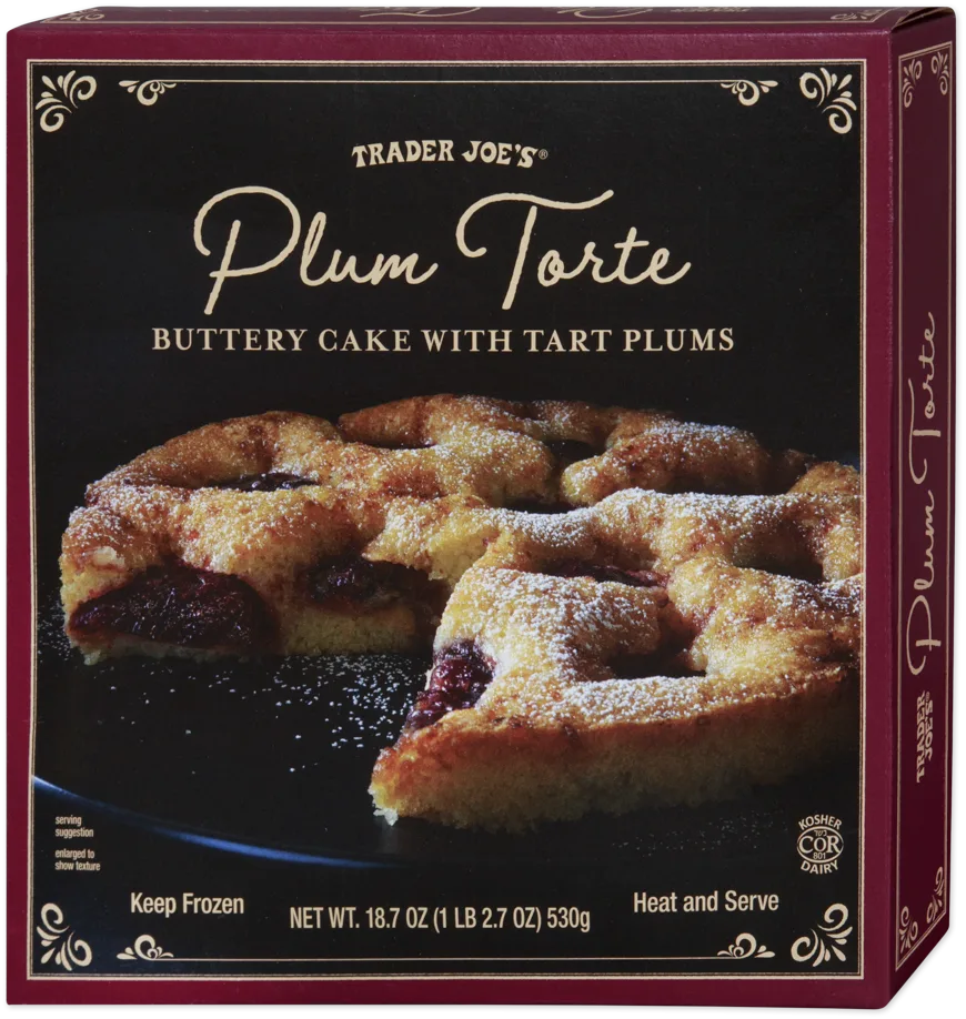 Trader Joe's Plum Torte package