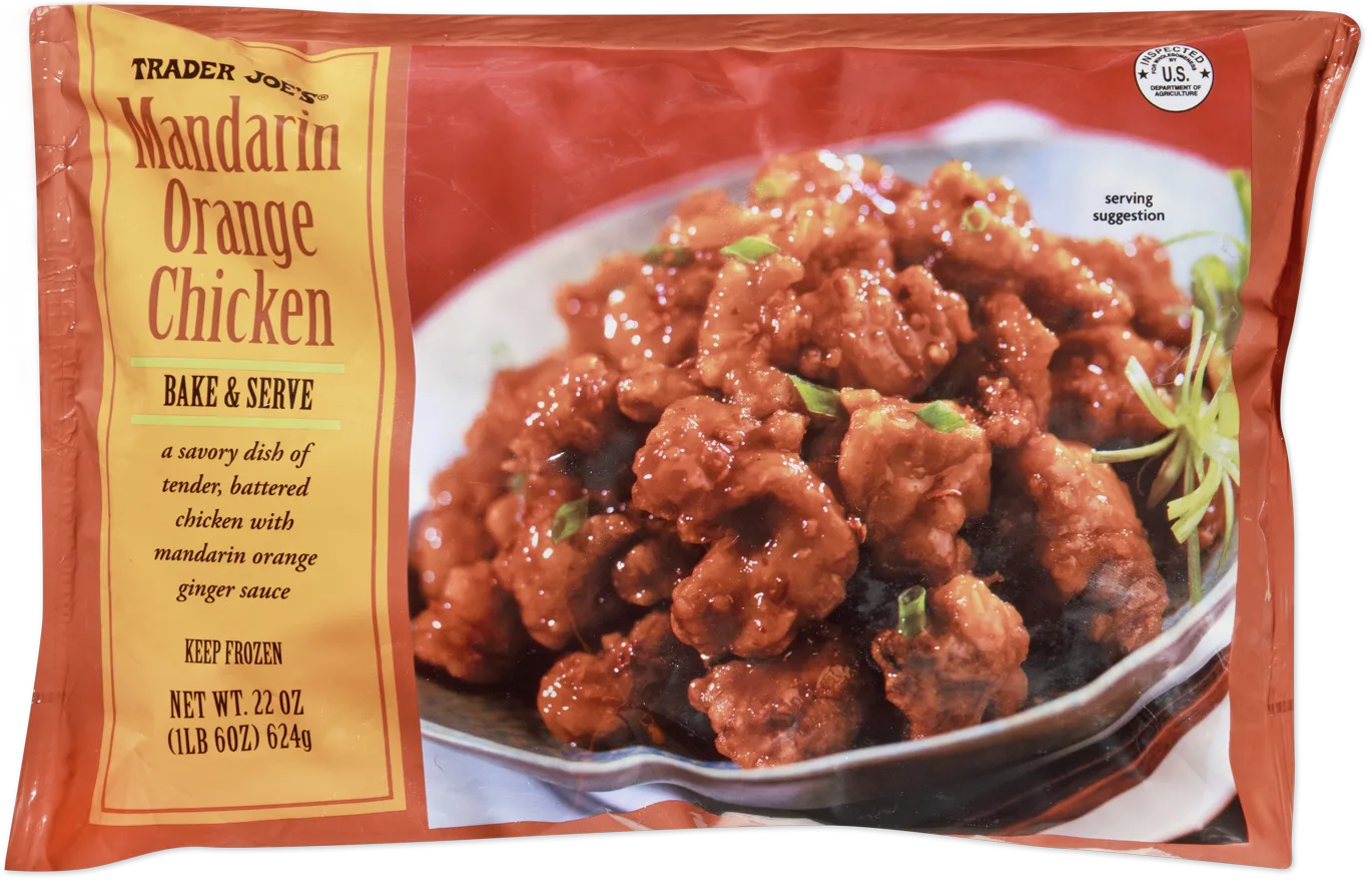 Trader Joe's Mandarin Orange Chicken package