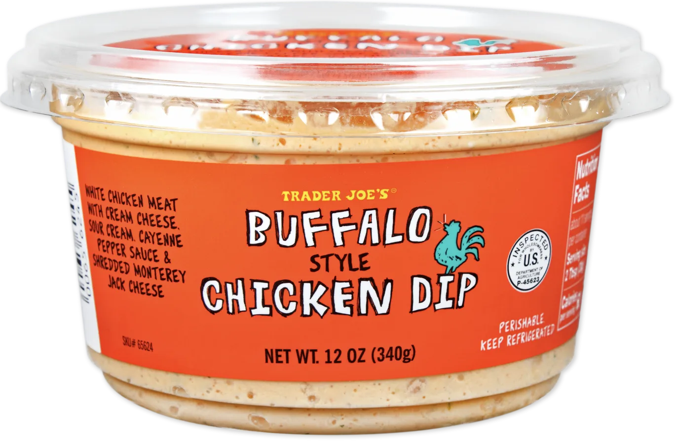 Trader Joe's Buffalo Chicken Dip package
