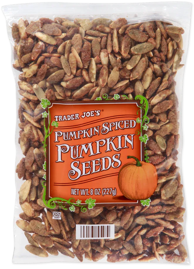 Trader Joe's Pumpkin Spiced Pumpkin Seeds bag
