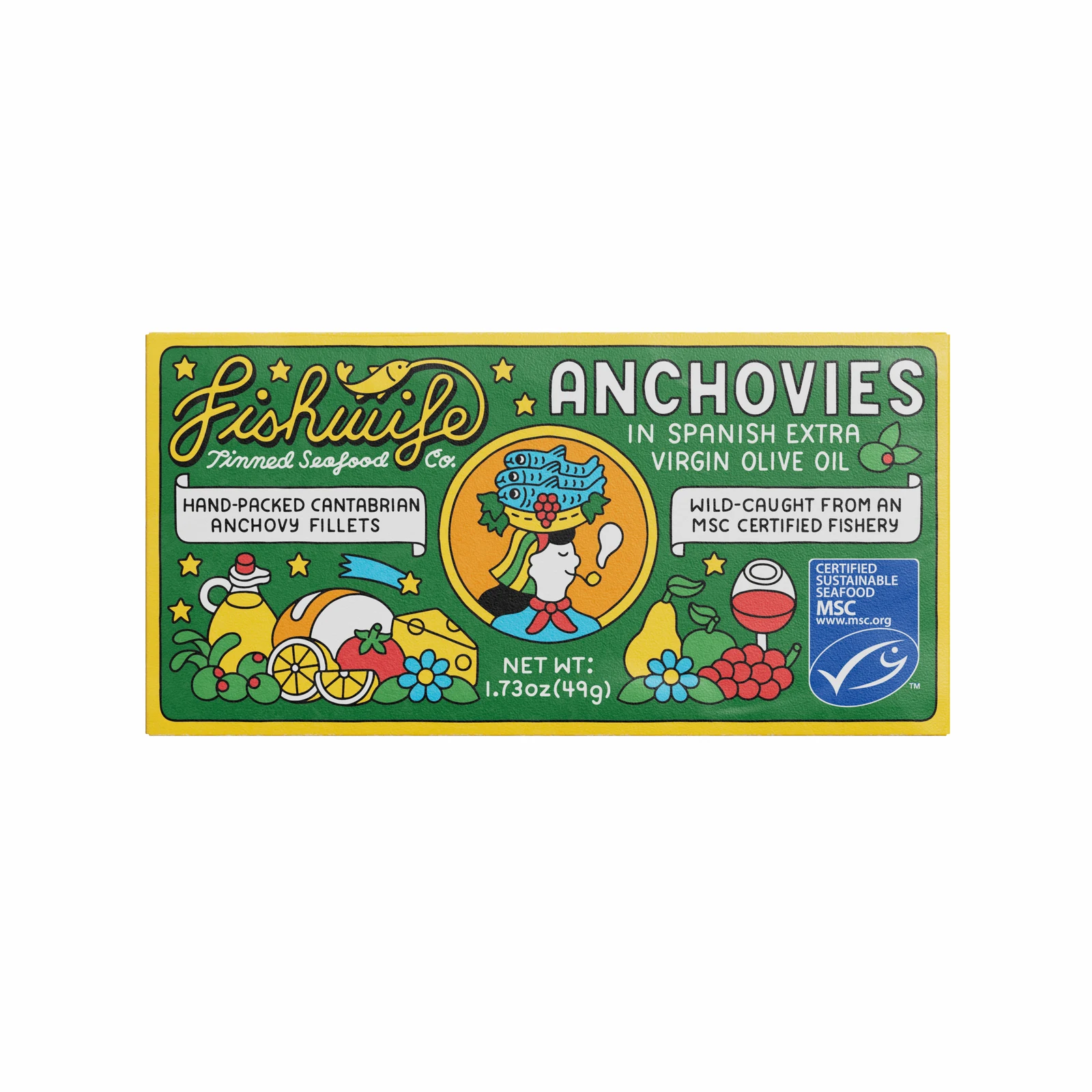 Fishwife Cantabrian Anchovies in Extra Virgin Olive Oil