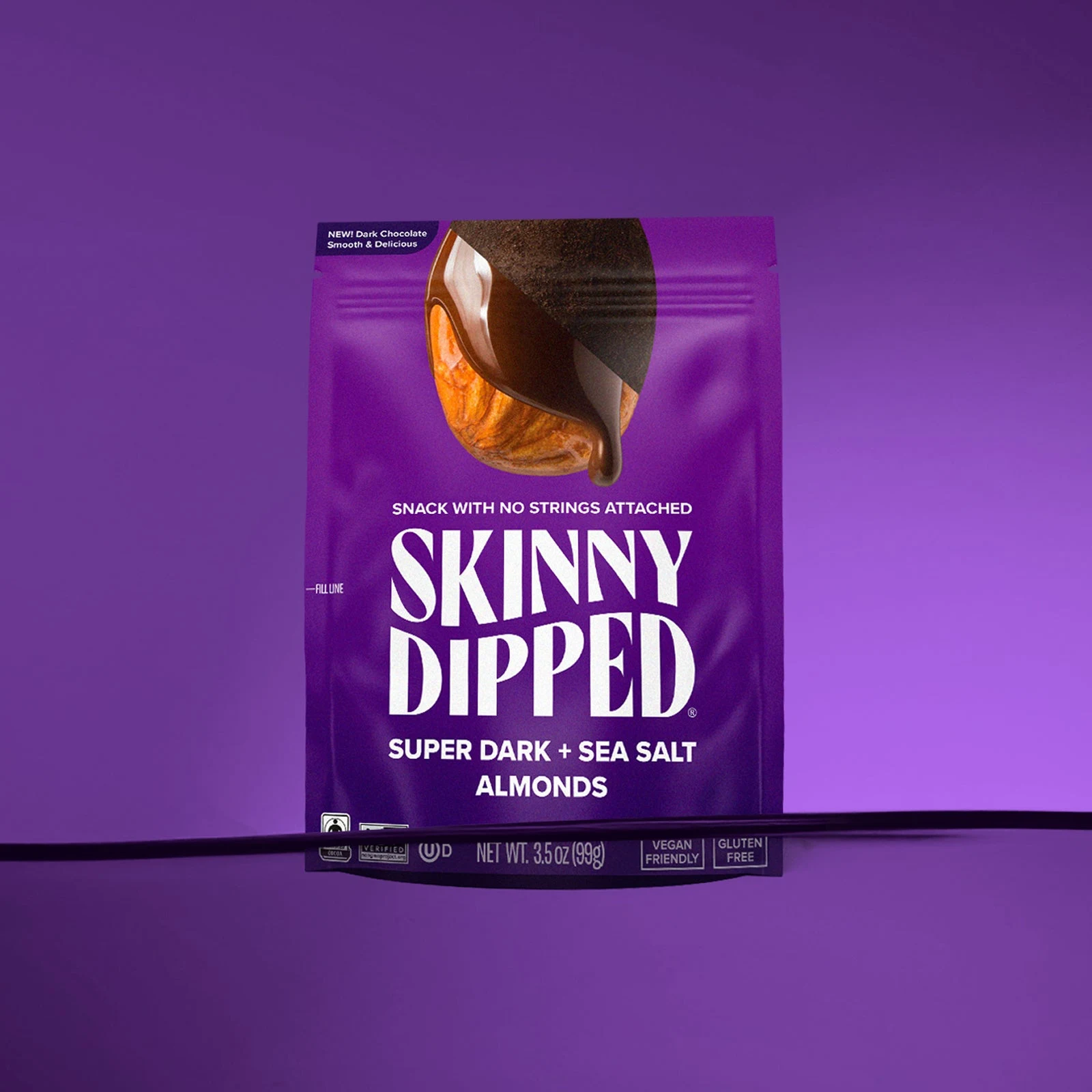 SkinnyDipped Super Dark + Sea Salt Almonds